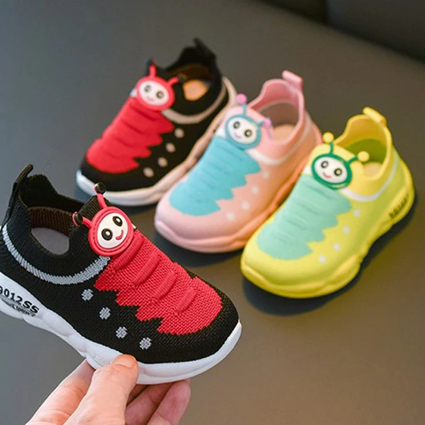 Girls Tennis Shoes Sneakers Boys Caterpillar Shoes Flyknit Kids Footwear Toddler Chaussure Zapato Casual SandQ Baby New, Yellow, black, pink
Girls Tennis Shoes Sneakers Boys Caterpillar Shoes Flyknit Kids Footwear Toddler Chaussure Zapato Casual SandQ Baby New, Yellow, black, pink