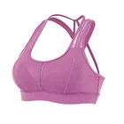 Women Cross Straps Solid Color Women Yoga Bra Padded High Impact Push Up Sport Bra Fitness clothing