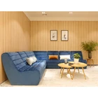 Velvet living room furniture sectional sofa set designs 7 seater sofas