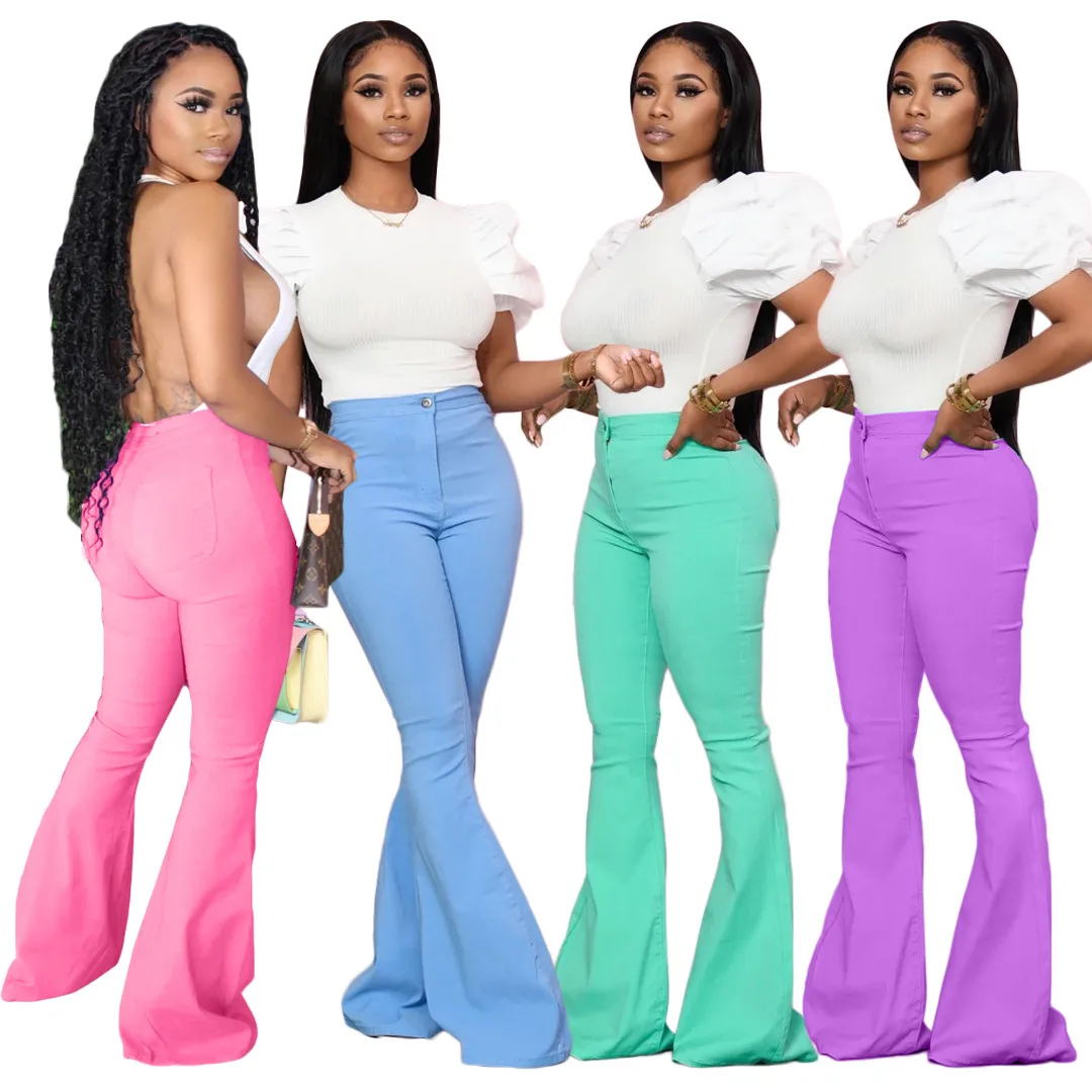 QYBX5202 solid color women jeans casual washed denim boot cut full length fashion women jeans
QYBX5202 solid color women jeans casual washed denim boot cut full length fashion women jeans