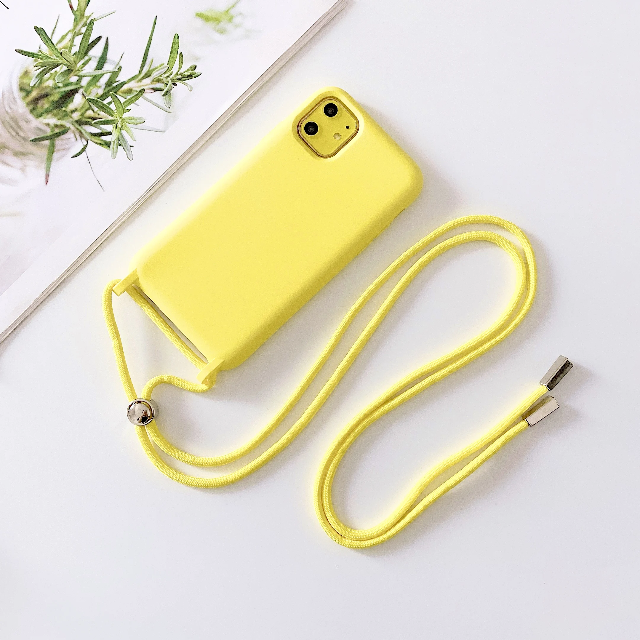 Fashion Hanging Mobile Cover Smart Cell Phone Silicone Case with Lanyard Neck Strap String Cord Rope For iPhone 11 12 Pro Max SE
Fashion Hanging Mobile Cover Smart Cell Phone Silicone Case with Lanyard Neck Strap String Cord Rope For iPhone 11 12 Pro Max SE