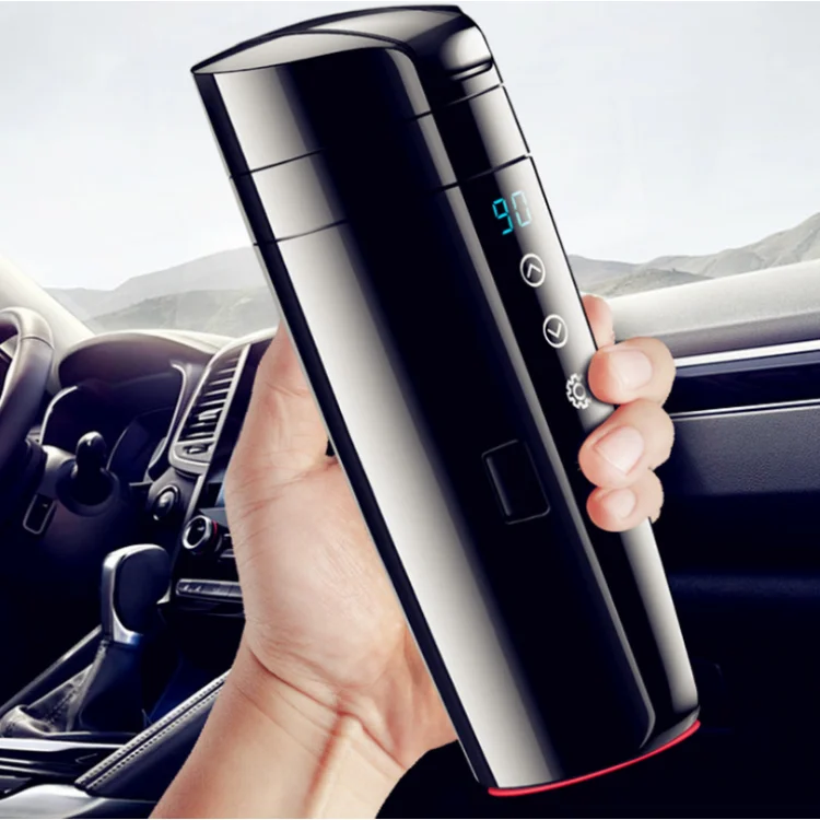 Double Wall Coffee Screen Temperature Design Thermos Smart Thermo Temperture Display Keep Warm Cup, Black/white
Double Wall Coffee Screen Temperature Design Thermos Smart Thermo Temperture Display Keep Warm Cup, Black/white