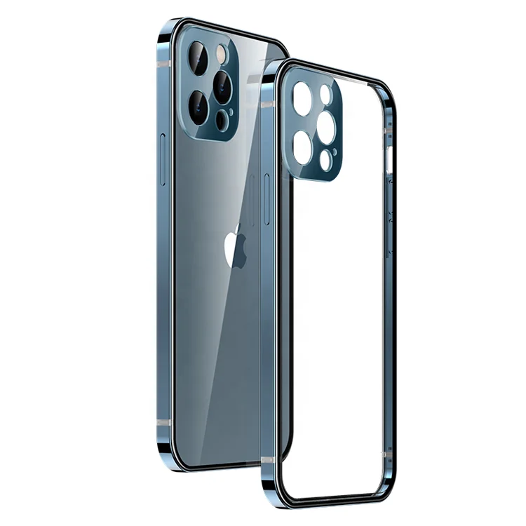 Shockproof transparent protective cover stainless steel side + composite board mobile phone case for iphone 12 pro max mini
Shockproof transparent protective cover stainless steel side + composite board mobile phone case for iphone 12 pro max mini