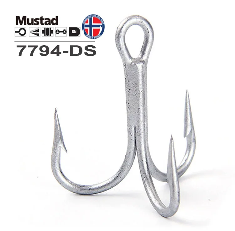 Mustad 7794-DS # Super Strong Tremble Hooks with Barbs Anchor Hook Seawater Resistance 3X Hi-Carbon Steel Fishing Hook, As picture
Mustad 7794-DS # Super Strong Tremble Hooks with Barbs Anchor Hook Seawater Resistance 3X Hi-Carbon Steel Fishing Hook, As picture