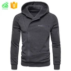 Gray Pullover Men Hoodie Athletic Fashion Hoodie Sweatshirt