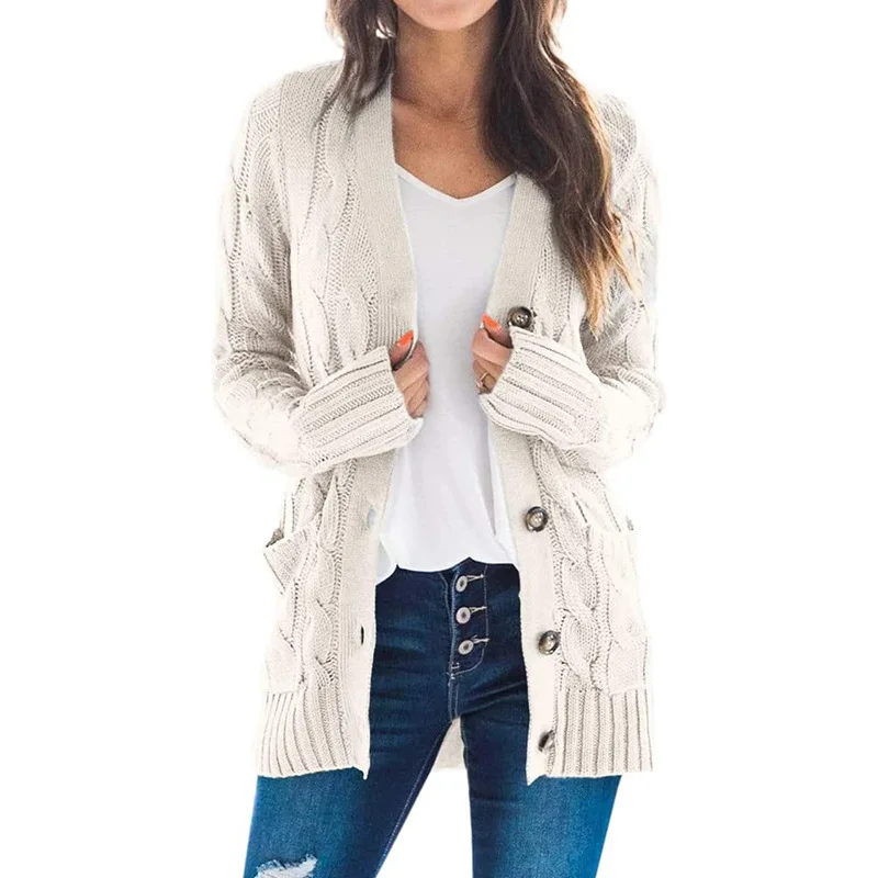 2021 new fashion solid color ladies mid-length cardigan sweater jacket women's hooded knitted cardigan sweater, 8 colors
2021 new fashion solid color ladies mid-length cardigan sweater jacket women's hooded knitted cardigan sweater, 8 colors