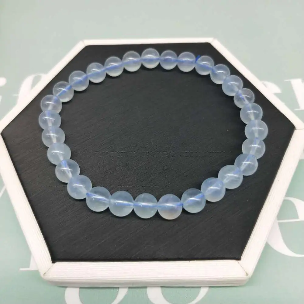 Free Shipping Wholesale High Quality Natural Reiki Crystal Healing Aquamarine Bracelet for Lucky Woman Gift
Free Shipping Wholesale High Quality Natural Reiki Crystal Healing Aquamarine Bracelet for Lucky Woman Gift