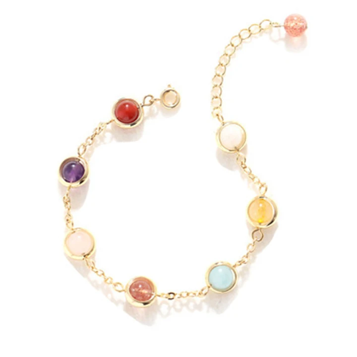 2021 Newest Gold Plated Transfer Beads Bracelet Colorful Crystal Bracelet for Women, Picture shows
2021 Newest Gold Plated Transfer Beads Bracelet Colorful Crystal Bracelet for Women, Picture shows