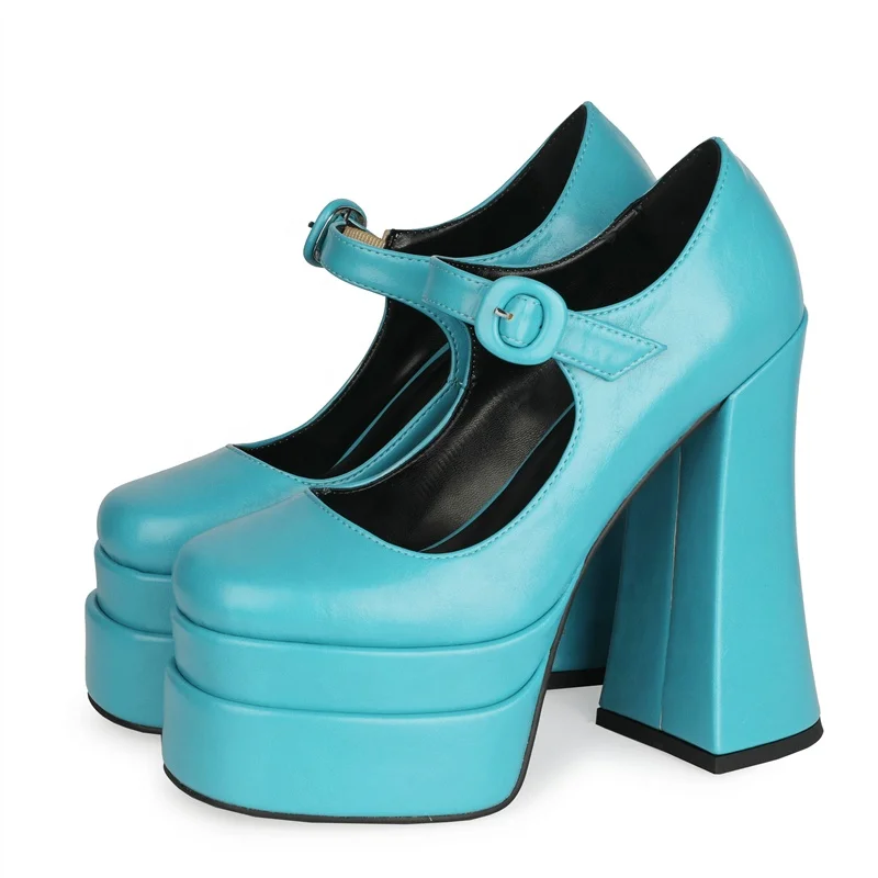 2022 Spring Summer Newly Pumps Shoes Thick Platform Chunky High Heel Shoes Square Toe Women Buckle Strap Mary Jane Shoes Size 45, Blue white pink green yellow orange
2022 Spring Summer Newly Pumps Shoes Thick Platform Chunky High Heel Shoes Square Toe Women Buckle Strap Mary Jane Shoes Size 45, Blue white pink green yellow orange