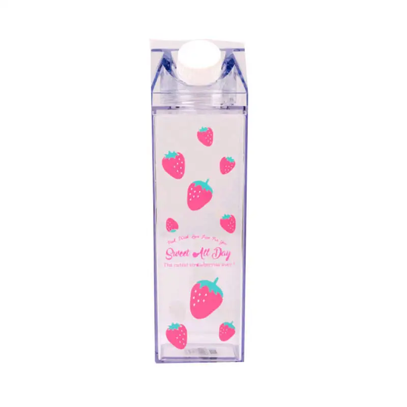 2020 Amazon Hot Sale Rectangle Transparent Bottle Plastic Milk Carton Water Bottle, Customized
2020 Amazon Hot Sale Rectangle Transparent Bottle Plastic Milk Carton Water Bottle, Customized