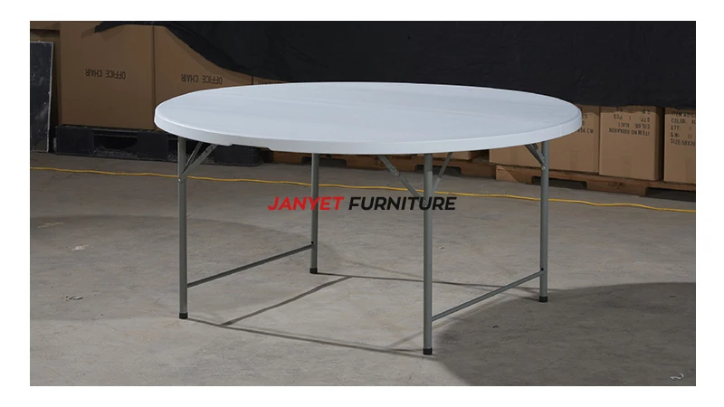 folding round table