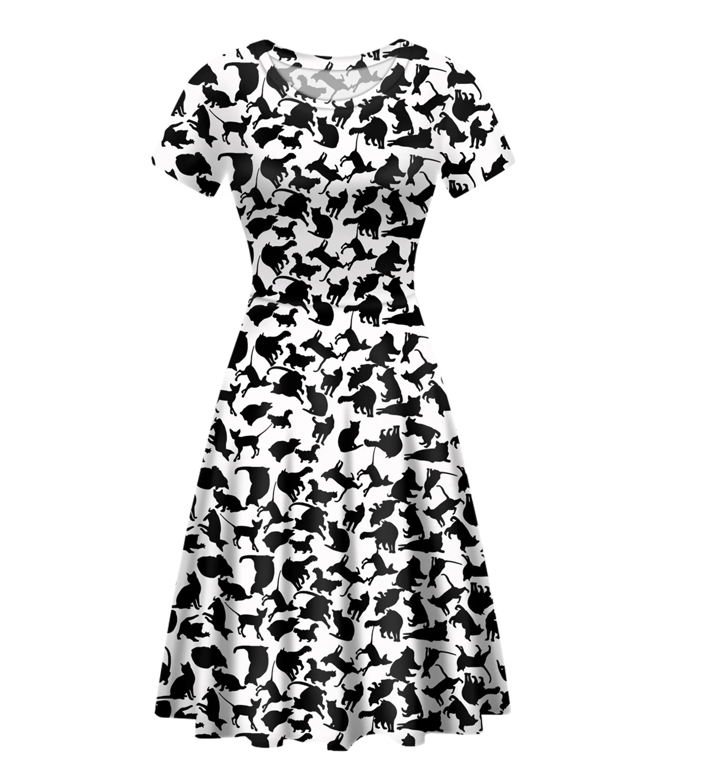 Women Casual Dresses Ladies 3D Printed Vintage O-neck Summer Short Sleeve Dresses Women Clothing Dress
Women Casual Dresses Ladies 3D Printed Vintage O-neck Summer Short Sleeve Dresses Women Clothing Dress