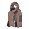 Hot Sale Polyester Viscose Silk Woven Jacquard Brushed Scarf Lady Shawl Neck Scarf Windproof Scarves