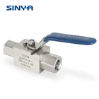 SS 304 High Pressure Ball Valve 1''-Inch 400 bar 6000 psi BSP & NPT NPT/BSP Male or Female Size from 1/8" to 1"