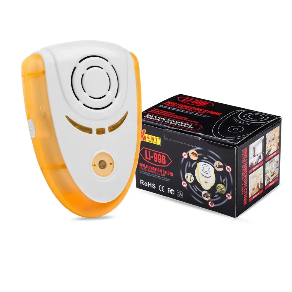New Ultrasonic Pest Repeller ECO-Friendly Electronic Pest Control Plug in Indoor Pest Control with Night Light Repels
New Ultrasonic Pest Repeller ECO-Friendly Electronic Pest Control Plug in Indoor Pest Control with Night Light Repels