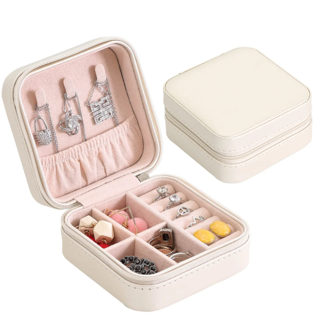 Wholesale cream white square small leather travel jewelry organizer jewellery package case portable boite a bijou, White/ pink/ blue
Wholesale cream white square small leather travel jewelry organizer jewellery package case portable boite a bijou, White/ pink/ blue
