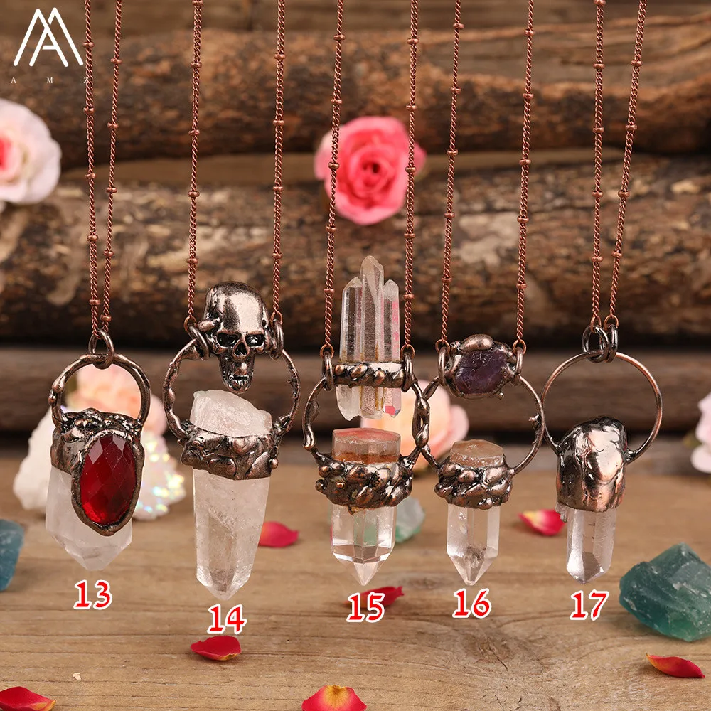 Antique Bronze Pendant Necklace , Healing Crystals Natural Gemstone Charms Spiritual Jewelry
Antique Bronze Pendant Necklace , Healing Crystals Natural Gemstone Charms Spiritual Jewelry