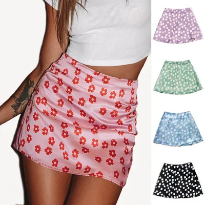 2021 HIgh Quality Summer Girls Xs Ladies Cute Casual High Waist Satin Print Short Skirt Pink Flower Skirt Women Dresses Clothing, Picture
2021 HIgh Quality Summer Girls Xs Ladies Cute Casual High Waist Satin Print Short Skirt Pink Flower Skirt Women Dresses Clothing, Picture