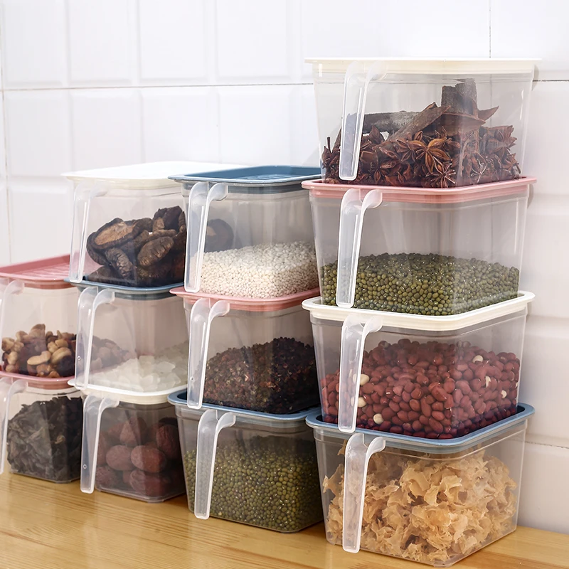 Square Handle Food Storage Organizer Boxes Refrigerator Fridge Plastic Storage Containers with Lids, Pink,blue,white
Square Handle Food Storage Organizer Boxes Refrigerator Fridge Plastic Storage Containers with Lids, Pink,blue,white