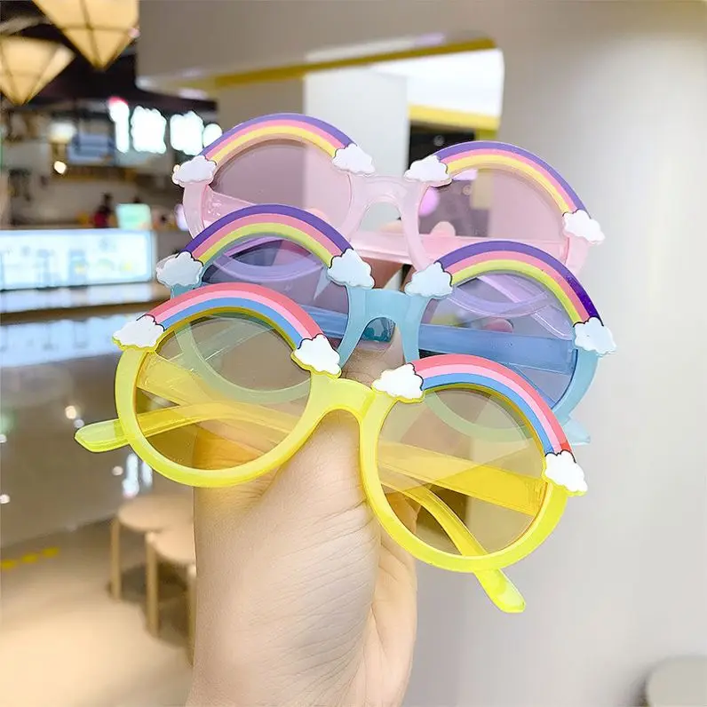 Sonnenbrille 2021 Hot Selling Fashion Girls Shade Cute Rainbow Children Sun Glasses UV400 Round Kids Sunglasses
Sonnenbrille 2021 Hot Selling Fashion Girls Shade Cute Rainbow Children Sun Glasses UV400 Round Kids Sunglasses