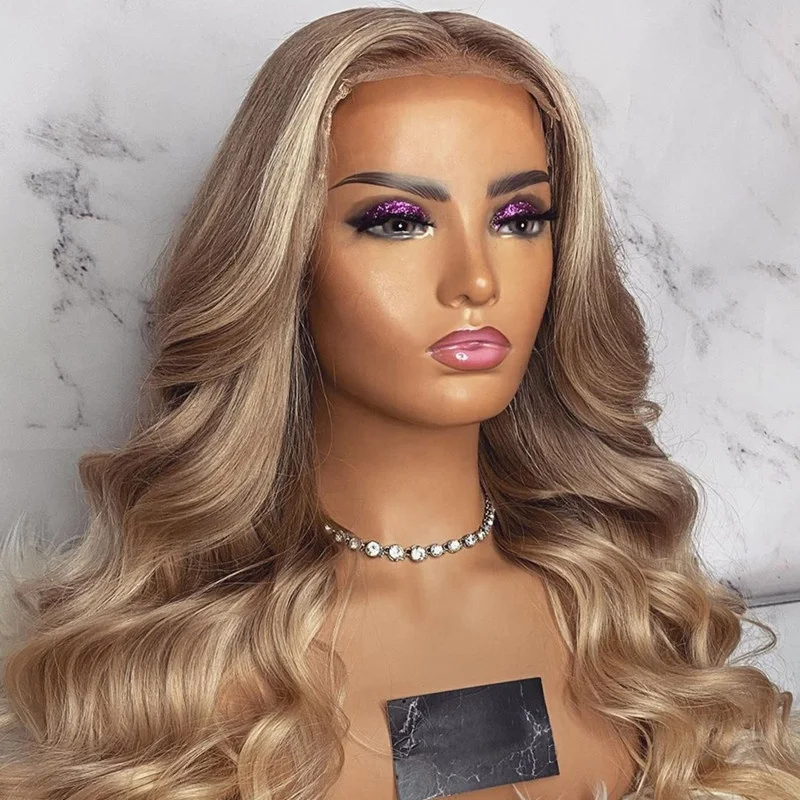 Top Grade Shiny Blonde Color Body Wave Pre Plucked European Virgin Hair Lace Frontal Closure Wigs For Women
Top Grade Shiny Blonde Color Body Wave Pre Plucked European Virgin Hair Lace Frontal Closure Wigs For Women