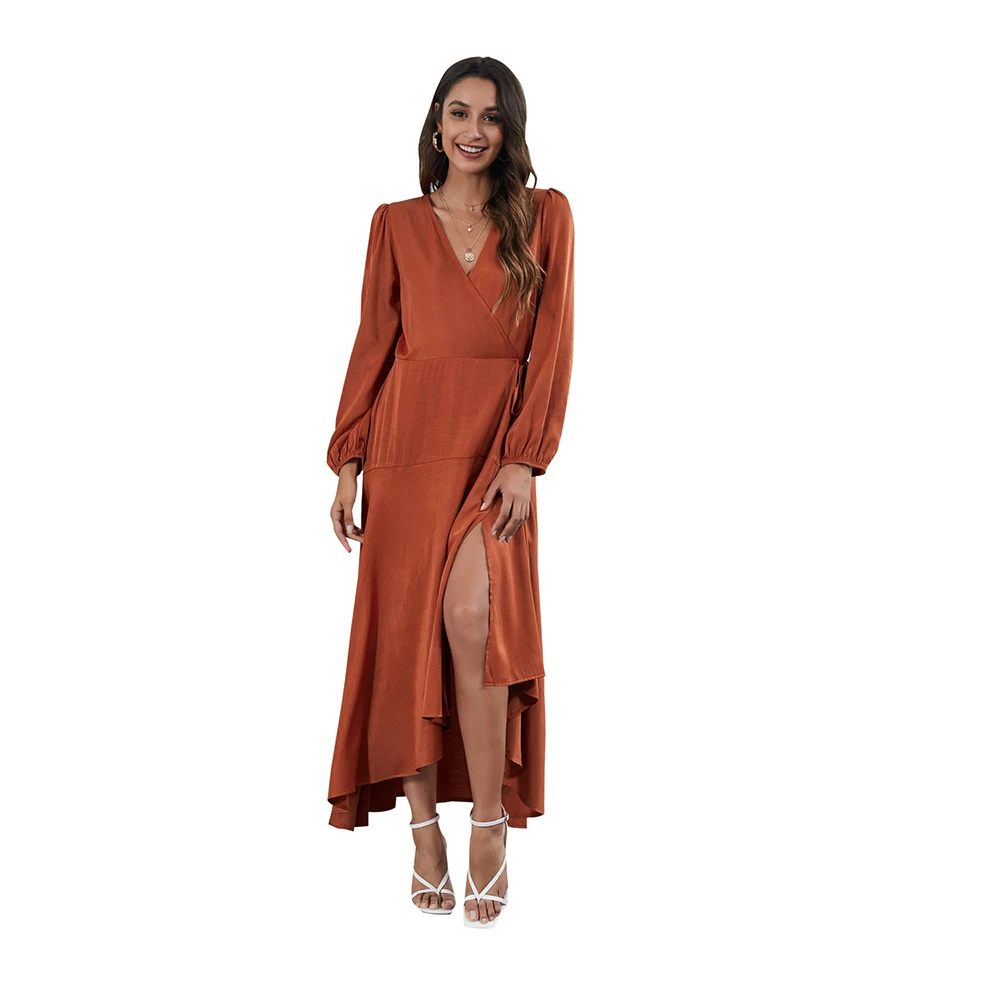 Fall/winter 2021 V-neck strap fashion irregular dress European and American dress elegant casual dress.
Fall/winter 2021 V-neck strap fashion irregular dress European and American dress elegant casual dress.