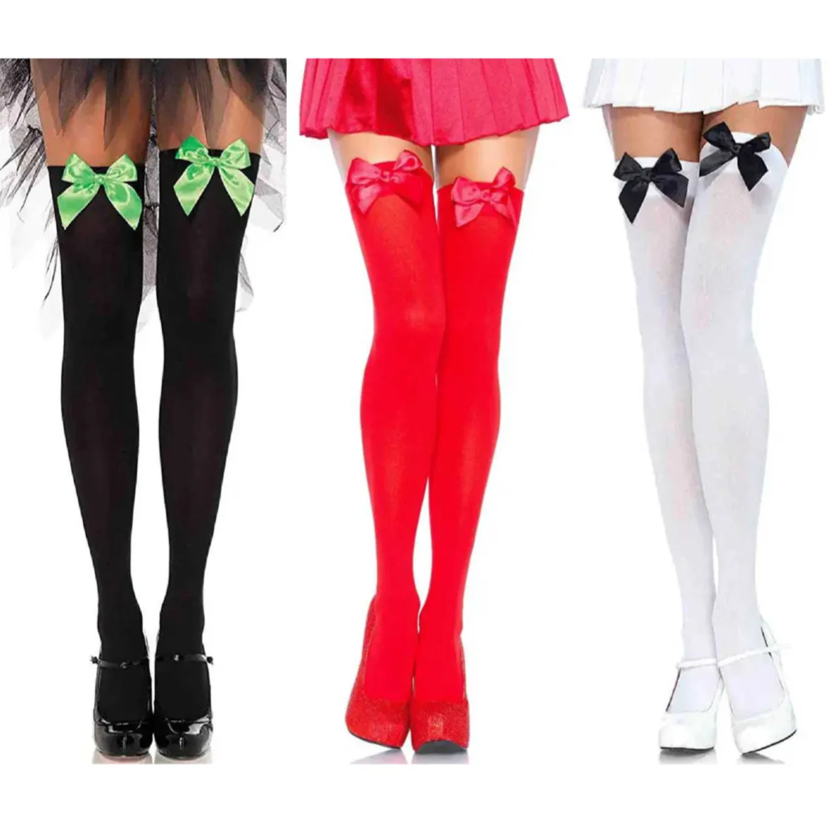 Custom Design Women Nylon Legs Sexy Bow Thigh High Fishnet Stockings Halloween Christmas Stockings Plus Bow Masquerade Stockings
Custom Design Women Nylon Legs Sexy Bow Thigh High Fishnet Stockings Halloween Christmas Stockings Plus Bow Masquerade Stockings