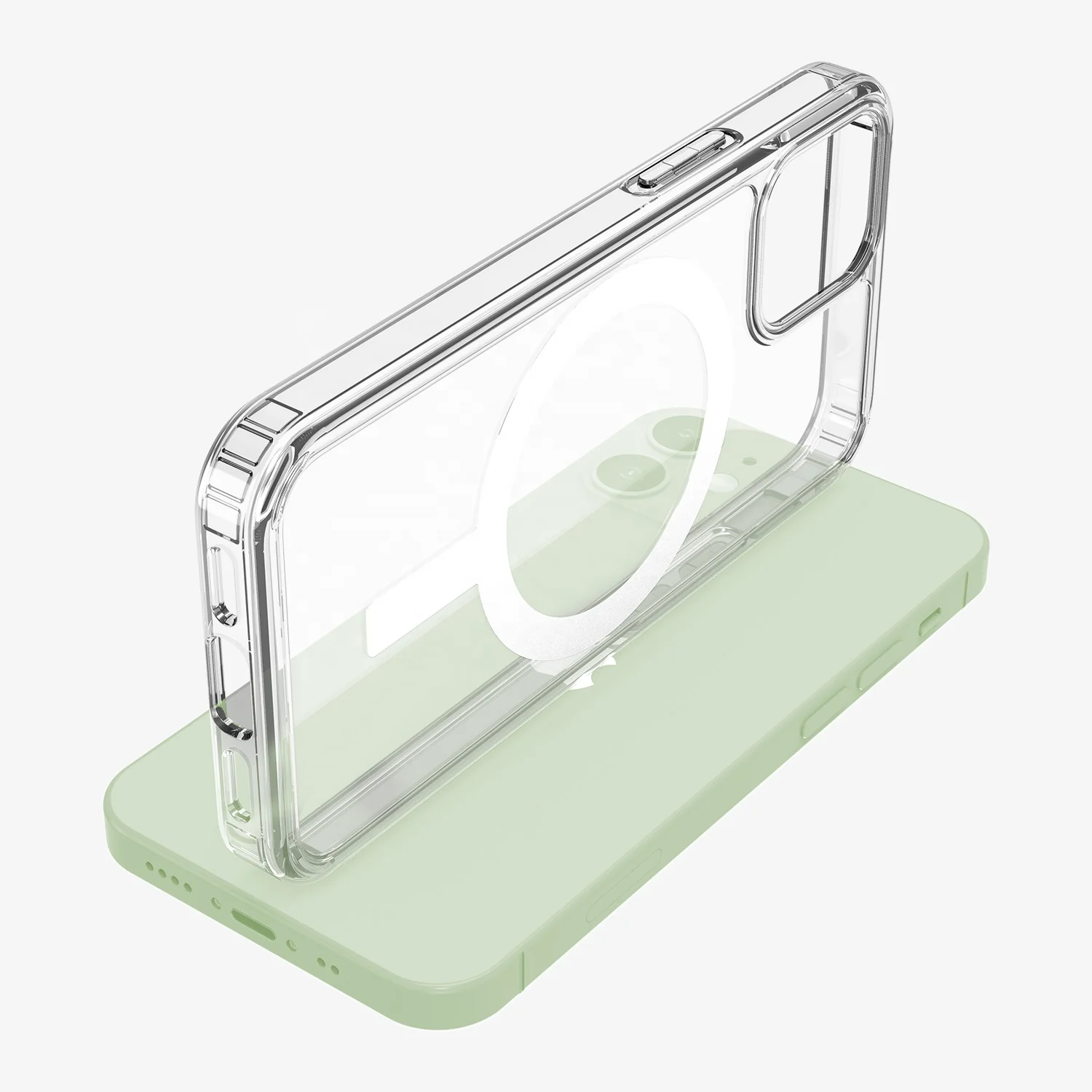 2021 Magnetic Wireless Charging Color Plating Clear PC Anti Shock Smart Phone Case For iPhone 12 5.4 6.1 6.7, Transparent color
2021 Magnetic Wireless Charging Color Plating Clear PC Anti Shock Smart Phone Case For iPhone 12 5.4 6.1 6.7, Transparent color