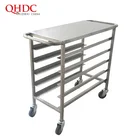 Stainless Steel Bakery Shelves Rack Stainless Steel Bakers Rack Food Cart