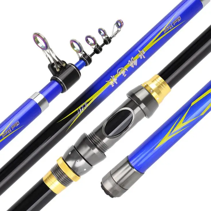 WEIHE fishing tackle hard telescopic 5.4m carbon fiber powerful deep sea fishing rod
WEIHE fishing tackle hard telescopic 5.4m carbon fiber powerful deep sea fishing rod