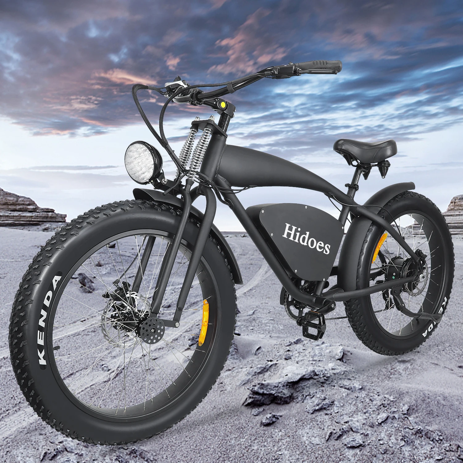 

Hidoes B3 60km/h 60km long range electric bike 1200W 48V 17.5AH 26 inch electrical e bikes europe us warehouse