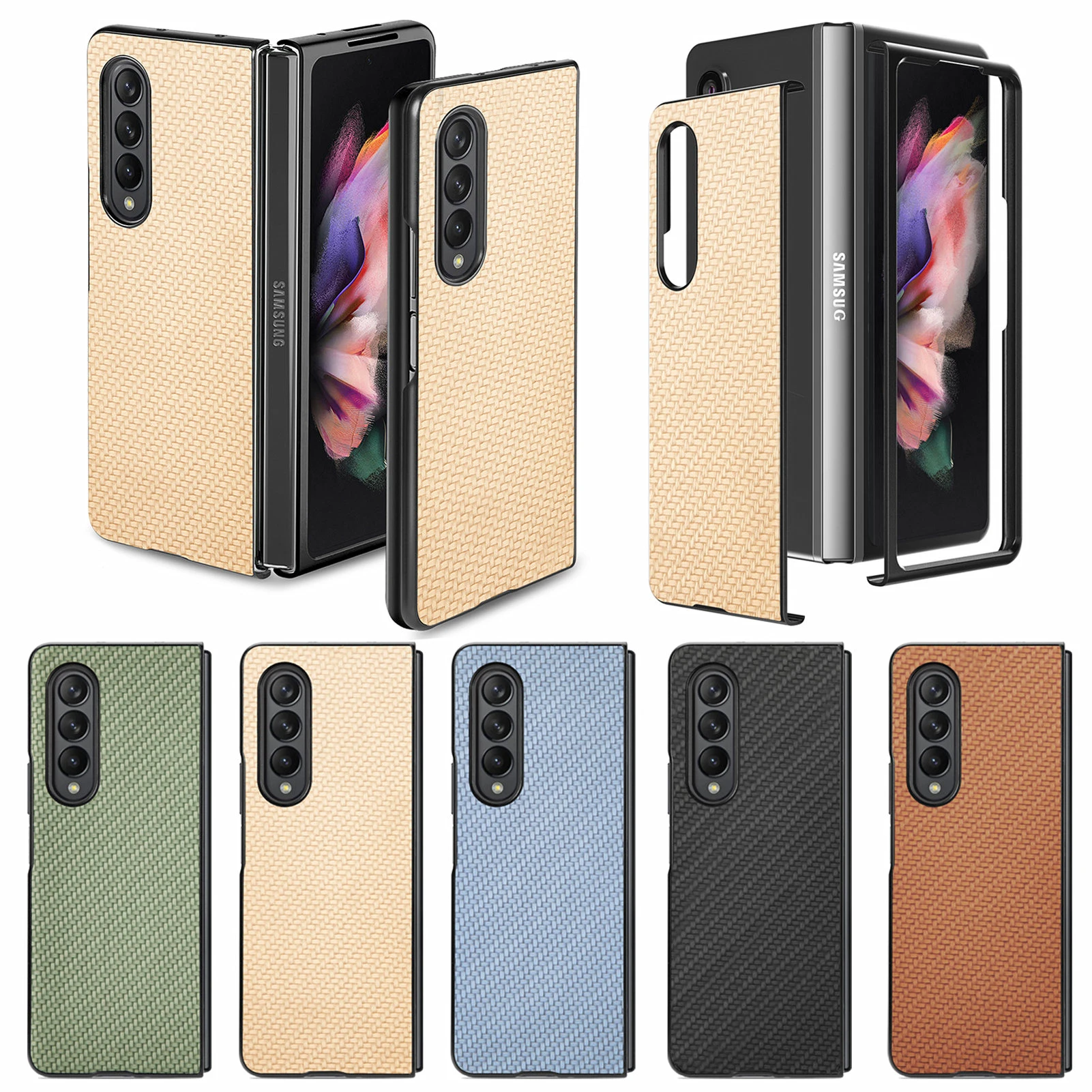 fiber texture 2 in 1 mobile phone case for samsung galaxy z fold 3 folding tpu pc phone case for z fold 3 case
fiber texture 2 in 1 mobile phone case for samsung galaxy z fold 3 folding tpu pc phone case for z fold 3 case