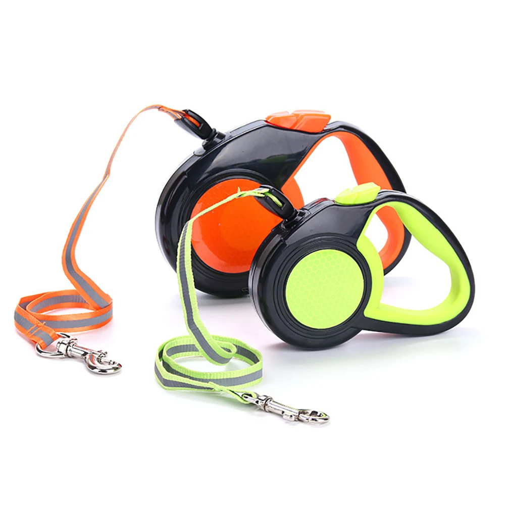 16 ft Reflective Stitching Nighttime Safety Retractable Dog Pet Walking Leash for Small/Medium/Large Dog or Cat up to 66lbs
16 ft Reflective Stitching Nighttime Safety Retractable Dog Pet Walking Leash for Small/Medium/Large Dog or Cat up to 66lbs