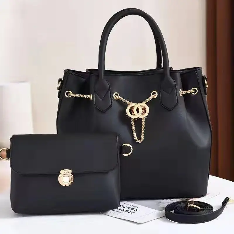 2021 summer hot selling luxury black metal chain women 2 in 1 lady big tote handbags sets
2021 summer hot selling luxury black metal chain women 2 in 1 lady big tote handbags sets