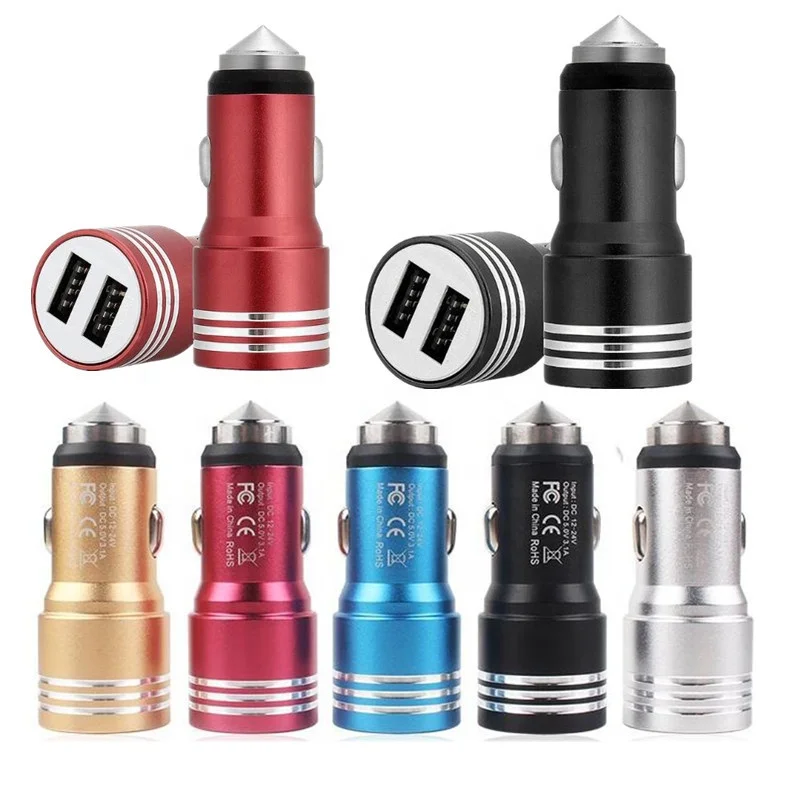 Car Charging Accessories Dual Usb Car Charger Adapter 2 Usb Port 2.1a Smart Car Charger For iPhone Mobile Phone, Silver,gold,blue,black,pink,red
Car Charging Accessories Dual Usb Car Charger Adapter 2 Usb Port 2.1a Smart Car Charger For iPhone Mobile Phone, Silver,gold,blue,black,pink,red