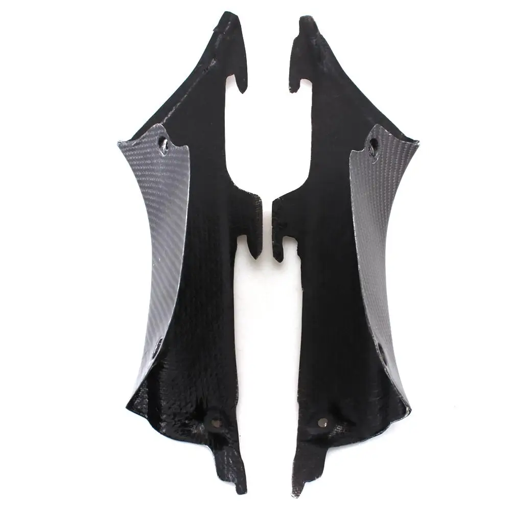 Motorcycle Carbon Fiber Black Fairing Air Duct Tube Cover UV Coating Fit For Honda CBR1000RR CBR 1000 RR CBR1000 RR 2012-2015