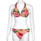 Fashion Show Bikini Printed Open Front Beachwear Swimwear