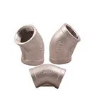 ANSI B16 316/316L Stainless Steel Pipe Fitting 45 Degrees Thread Elbow
