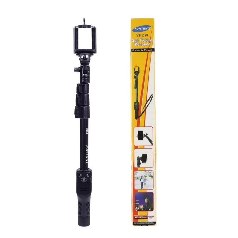Yunteng 1288 selfie stick portable telescopic length adjustable mobile phone BT selfie stick
Yunteng 1288 selfie stick portable telescopic length adjustable mobile phone BT selfie stick