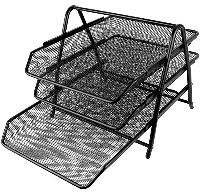 school office supply black metal wire 3 layer mesh letter document paper desk desktop file tray file holder
school office supply black metal wire 3 layer mesh letter document paper desk desktop file tray file holder