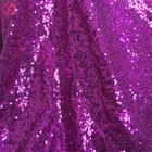 Wholesale textile stretch cream clothing mesh sequins tulle lace fabric