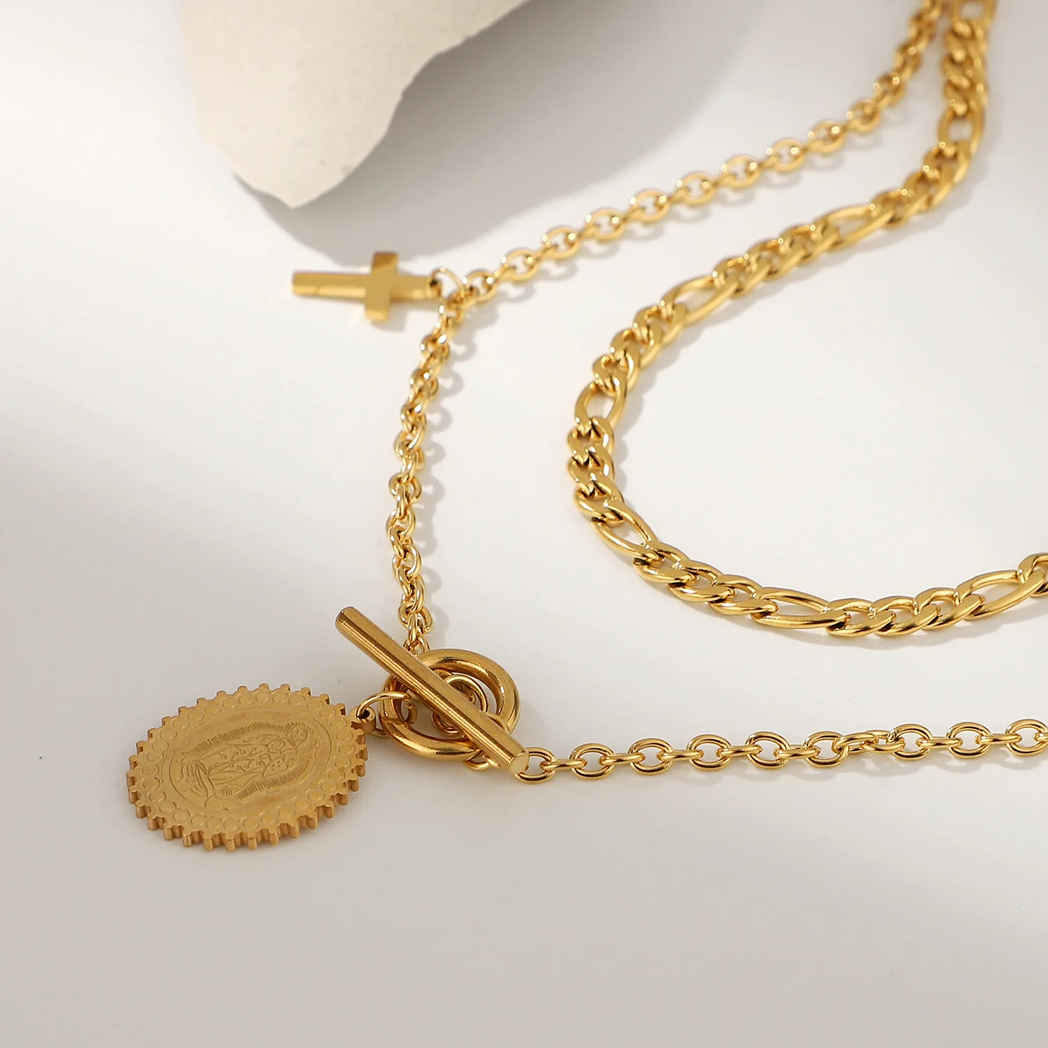 European American 18K Gold-plated Stainless Steel Metal Chain Fashion Pendant Necklace Women, Picture
European American 18K Gold-plated Stainless Steel Metal Chain Fashion Pendant Necklace Women, Picture