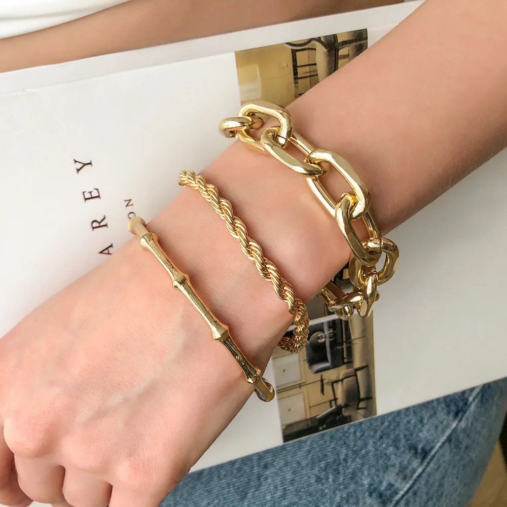 Best Sale Stylish Style Luxury Gold Plated Chain Friendship Jewelry Women Charm Bracelet Bangle Set, 1 colors
Best Sale Stylish Style Luxury Gold Plated Chain Friendship Jewelry Women Charm Bracelet Bangle Set, 1 colors