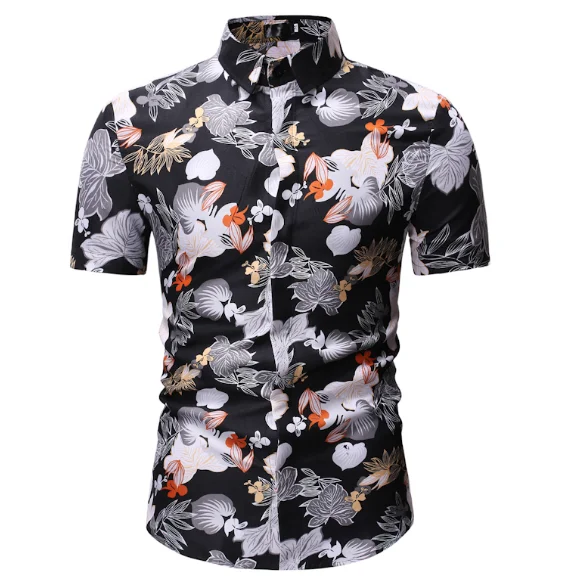 Fashion Men Summer Short Sleeve Floral print Casual Shirts New Male Slim Fit Daily Shirt Tops Man Clothes
Fashion Men Summer Short Sleeve Floral print Casual Shirts New Male Slim Fit Daily Shirt Tops Man Clothes