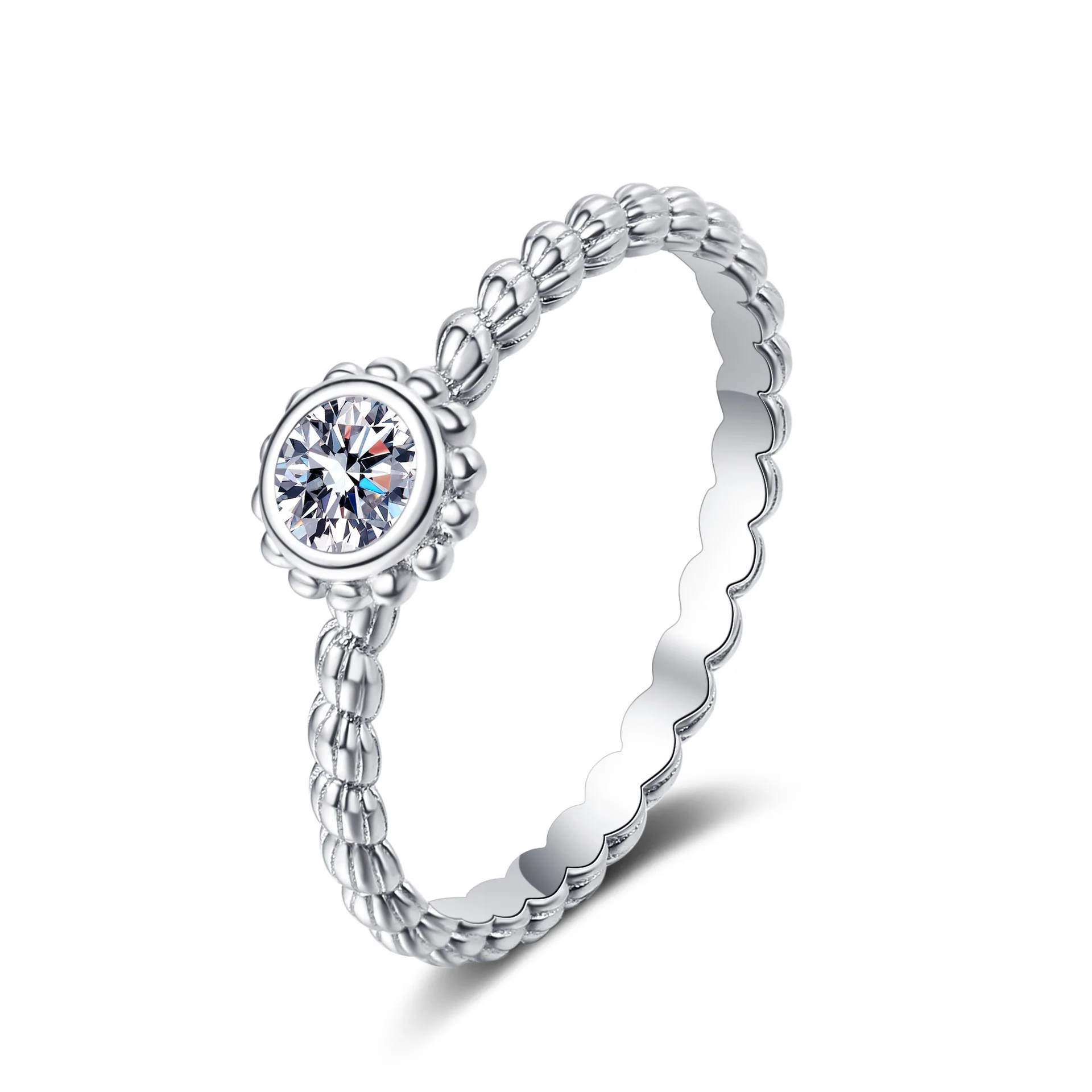 Jewelry Wholesale New S925 Sterling Silver Ring for Women 30 cent Moissanite round Bag Stackable Ring Wedding Party Jewelry
Jewelry Wholesale New S925 Sterling Silver Ring for Women 30 cent Moissanite round Bag Stackable Ring Wedding Party Jewelry