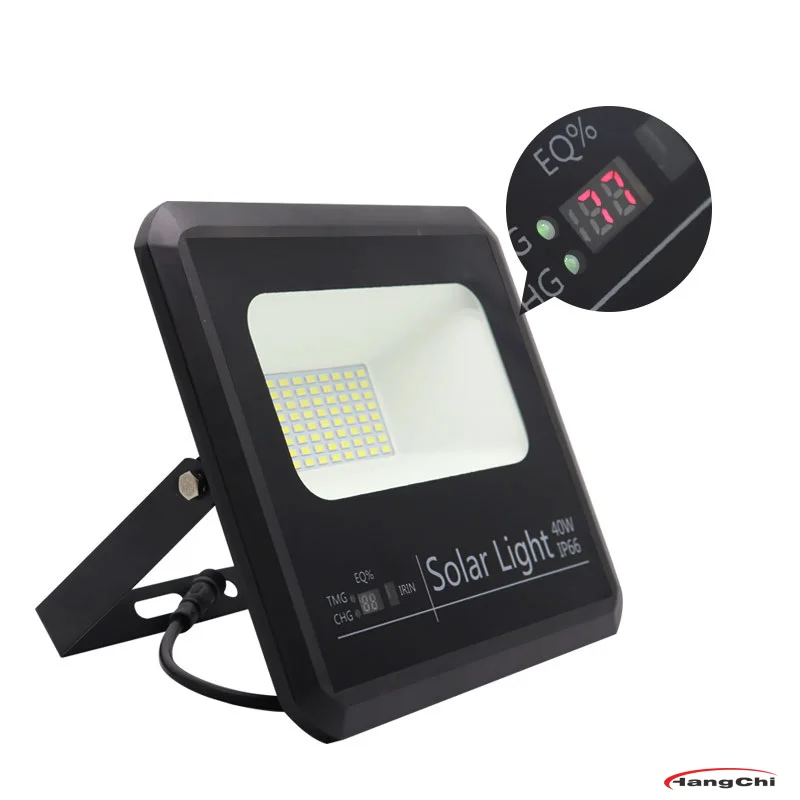 all in one solar led flood light, White/black