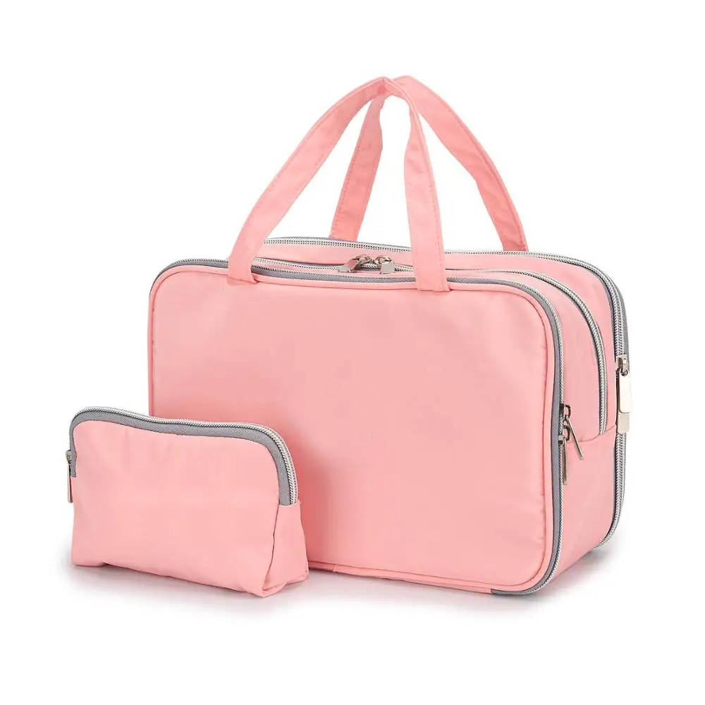 Water-resistant Travel Makeup Bag Toiletry Bags Large Cosmetic Cases For Women Girls, Pink,or customized color is available
Water-resistant Travel Makeup Bag Toiletry Bags Large Cosmetic Cases For Women Girls, Pink,or customized color is available
