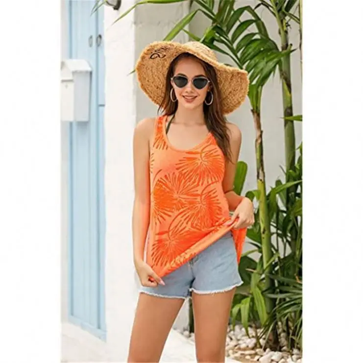 Lowest Price Clothing Wholesale Summer Sleeveless Tank Top Women Casual Top Flower Print T-Shirt Blouse Women Tops
Lowest Price Clothing Wholesale Summer Sleeveless Tank Top Women Casual Top Flower Print T-Shirt Blouse Women Tops