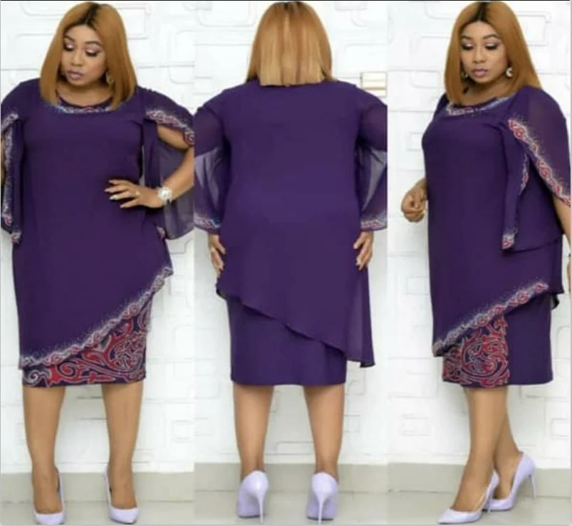 Wholesale Fashion Women Africa Mother Plus Size Dress Long High Quality Chiffon Party Dress, As showed
Wholesale Fashion Women Africa Mother Plus Size Dress Long High Quality Chiffon Party Dress, As showed