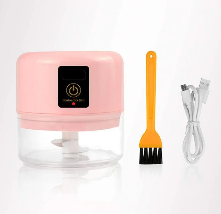 Vegetal Slicer Wireless Portable Electric Vegetable Meat Cutter Mini Food Chopper Grinder Kitchen Accessory, Pink, white
Vegetal Slicer Wireless Portable Electric Vegetable Meat Cutter Mini Food Chopper Grinder Kitchen Accessory, Pink, white